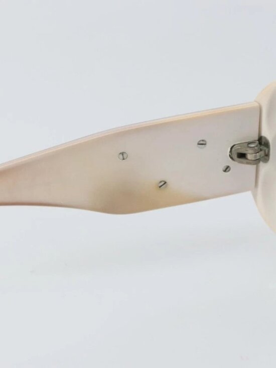 CHANEL Sunglasses plastic White CC Auth main image 7